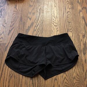 lululemon athletica Women's Black Athletic Shorts